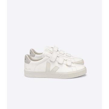 Pantofi Barbati Veja RECIFE CHROMEFREE White/Beige | RO 198VRW